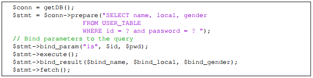 SQL Prepared Statements 2