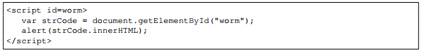 Self Propagrating XSS Code